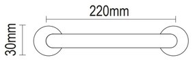 Λαβή Εξώθυρας Vio DP 04.6400 ΝΙΚΕΛ ΜΑΤ - 04.  .6400.59