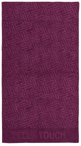 Πετσέτα Θαλάσσης (90x170) Feel & Touch Icon Aubergine