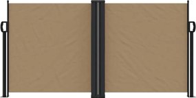 vidaXL Σκίαστρο Πλαϊνό Συρόμενο Taupe 120 x 1000 εκ.