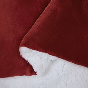 vidaXL Κουβέρτα Βεραμάν Κόκκινο 150 x 200 cm Μαλλί