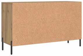 vidaXL Σκευοθήκη Δρυς τεχνίτης 100x36x60 cm Κατασκευασμένο ξύλο