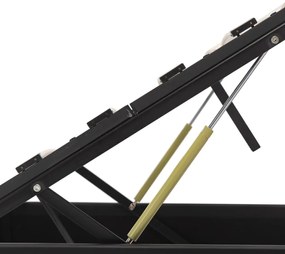 vidaXL Πλαίσιο Κρεβατιού με Αποθηκ. Χώρο Γκρι 160x200 εκ. Συνθ. Δέρμα