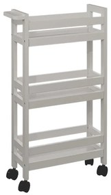 Τρόλεϊ/Ραφιέρα 3 Θέσεων (40x15x75) F-V Wheels Trolley Naturel 174762O