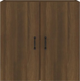 vidaXL Ντουλάπι Τοίχου Καφέ Δρυς 60x31x60 εκ. από Επεξεργασμένο Ξύλο