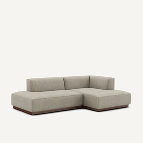 Γωνιακός καναπές δεξιός XL από υφασμάτινο τουίντ, JACOPO