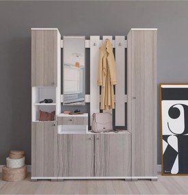Stewehome Σετ από Συνθετικό ξύλο Λευκό 150x33x177 cm