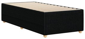 vidaXL Σκελετός Κρεβατιού Χωρίς Στρώμα Μαύρο 80x200 εκ. Υφασμάτινο