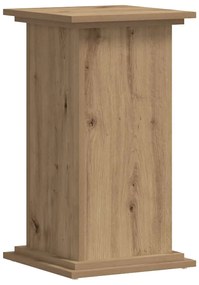 vidaXL Βάσεις Φυτών Αρτισιανή Δρυς 33x33x60 εκ. Επεξ. Ξύλο