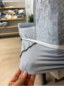Stewehome σετ ελαστικών καλυμμάτων καναπέδων από βελούδο 180x230 cm