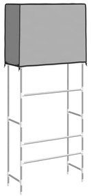 ΡΑΦΙΕΡΑ 2 ΕΠΙΠΕΔΩΝ ΓΙΑ ΠΛΥΝΤΗΡΙΟ ΓΚΡΙ 71X29,5X170,5 ΕΚ. ΣΙΔΕΡΟ 343136