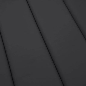 Μαξιλάρι Ξαπλώστρας Μαύρο 200 x 60 x 3 εκ. από Ύφασμα Oxford - Μαύρο