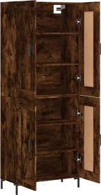 vidaXL Ντουλάπι Καπνιστή Δρυς 69,5x34x180 εκ. από Επεξεργασμένο Ξύλο