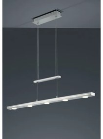 Κρεμαστό Φωτιστικό Οροφής 7xLED 4W Up Down Switch Dimmer 3000Κ/5000Κ Lacal Trio Lighting 379190707 Νίκελ Ματ