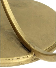 Κηροπήγιο ArteLibre Χρυσό Μέταλλο 28.5x16.5x26cm