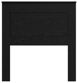 vidaXL Κεφαλάρι με κεφαλάρι Μαύρη Οξυά 90 cm Επεξεργασμένο ξύλο