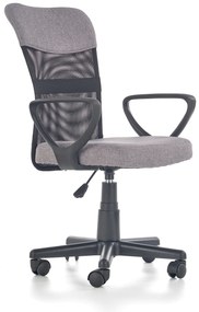 TIMMY o.chair, color: grey / black DIOMMI V-CH-TIMMY-FOT-POPIEL
