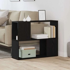 vidaXL Κέντρο ψυχαγωγίας Μαύρο 80 x 24 x 63 cm Επεξεργασμένο ξύλο