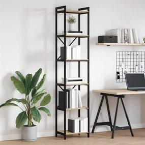 vidaXL Βιβλιοθήκη Sonoma Δρυς 40 x 30 x 188 εκ Επεξεργασμένο ξύλο