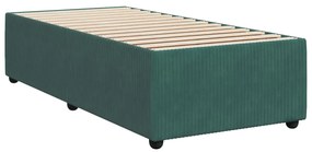 ΚΡΕΒΑΤΙ BOXSPRING ΜΕ ΣΤΡΩΜΑ ΣΚΟΥΡΟ ΠΡΑΣΙΝΟ 90X190 ΕΚ. ΒΕΛΟΥΔΙΝΟ 3294523