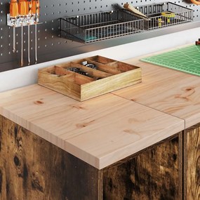 vidaXL ντουλάπι αποθήκευσης γκαράζ 30x51x85 εκ μασίφ ξύλο πεύκο