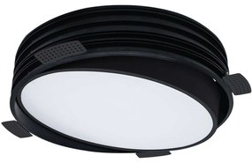 Σποτ Χωνευτό VK/04348/B/C/55 Φ48,6x8,8cm Led 3250Lm 40W 4000K Black VKLed Round