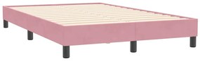 ΚΡΕΒΑΤΙ BOXSPRING ΜΕ ΣΤΡΩΜΑ ΡΟΖ 120X210 ΕΚ. ΒΕΛΟΥΔΙΝΟ 3316400