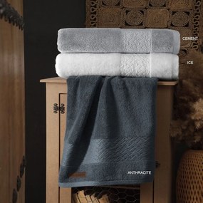 Πετσέτα Bono Anthracite Guy Laroche Σώματος 70x140cm 100% Cotton