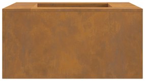vidaXL Τζάκι Τετράγωνο 80x80x40 εκ. από Ανοξείδωτο Χάλυβα