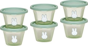 Φαγητοδοχεία (Σετ 6τμχ) Miffy Koko Green 69-24704