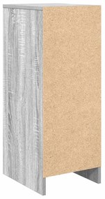 Παπουτσοθήκη Γκρι Sonoma 29,5x34x76 εκ. Επεξεργασμένο Ξύλο - Γκρι