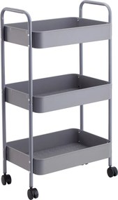 Τρόλεϊ “PRO” τριών θέσεων σε χρώμα γκρι 85x35x45