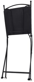 Καρέκλες Bistro «Μωσαϊκό» 2 τεμ. Γκρι - Γκρι