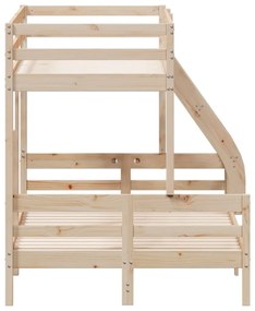 vidaXL Κουκέτα 80x200/120x200 εκ. από Μασίφ Ξύλο Πεύκου