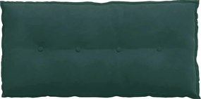 vidaXL Μαξιλάρι Πλάτης Σκούρο Πράσινο 100 x 50 x 19 cm