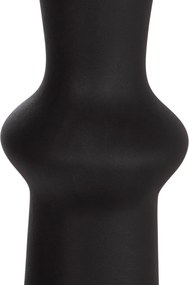 ΕΠΙΤΡΑΠΕΖΙΟ ΚΕΡΑΜΙΚΟ ΔΙΑΚΟΣΜΗΤΙΚΟ SCEPTER HM4637.02 ΜΑΥΡΟ ΜΑΤ Φ14x50Υεκ
