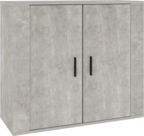 vidaXL Ντουλάπι Γκρι Σκυροδέματος 80x33x70 εκ. Επεξεργασμένο Ξύλο