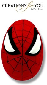 Τύπου Spiderman Σπάιντερμαν Αρωματική λαμπάδα ν.6 - Σετ Λαμπάδα, Πλάτη και Αυγό