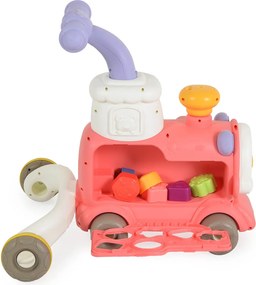 Περπατούρα Με Παιχνίδια Moni Happy Train 3 In 1 Pink