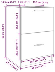 ΝΤΟΥΛΑΠΙ ΝΙΠΤΗΡΑ ΓΚΡΙ ΤΟΥ ΣΚΥΡΟΔΕΜΑΤΟΣ 40X37X59 ΕΚ. ΕΠΕΞ. ΞΥΛΟ 848104