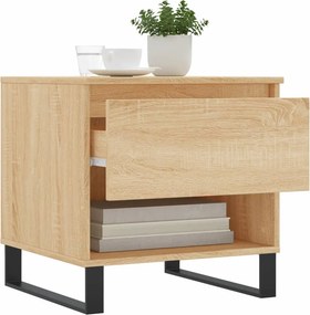 vidaXL Τραπέζια Σαλονιού 2 τεμ. Sonoma Δρυς 50x46x50 εκ. Επεξεργ. Ξύλο