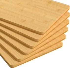 vidaXL Πιάτα Πρωινού 6 Τεμ. 35 x 23 x 0,8 εκ. από Μπαμπού
