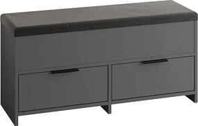 Παπουτσοθήκη Cove Megapap χρώμα ανθρακί 106x34x51,5εκ.