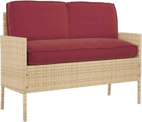 vidaXL Σετ μαξιλαριών 3 pcs Κόκκινο Ύφασμα Όξφορντ