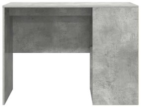 vidaXL Γραφείο Γκρι σκυροδέματος 102 x 50 x 75 εκ Επεξεργασμένο ξύλο