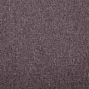 vidaXL Καναπές Διθέσιος Χρώμα Taupe Υφασμάτινος