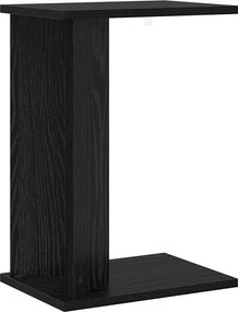 vidaXL End Table Μαύρη Οξυά 35 x 25 x 50 εκ Επεξεργασμένο ξύλο