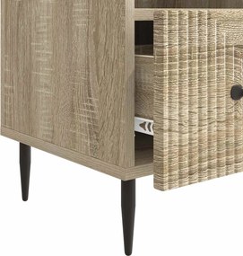vidaXL Ντουλάπι TV Sonoma Δρυς 102 x 34,5 x 50 εκ. Επεξεργασμένο Ξύλο