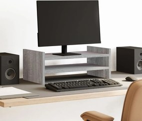 vidaXL Βάση Οθόνης Γκρι Sonoma 50x27x20 εκ. από Επεξεργασμένο Ξύλο
