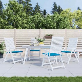 vidaXL Μαξιλάρια Καρέκλας Κήπου 2 τεμ. Μπλε 40x40x3 εκ. Υφασμάτινα