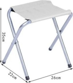 Αναδιπλώμενο σκαμπό 35x22x26 SDS-24671